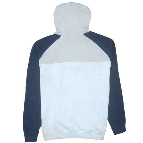 Ellesse Mens Grey Pullover Hoodie L Logo Sports Fleece Sweatshirt