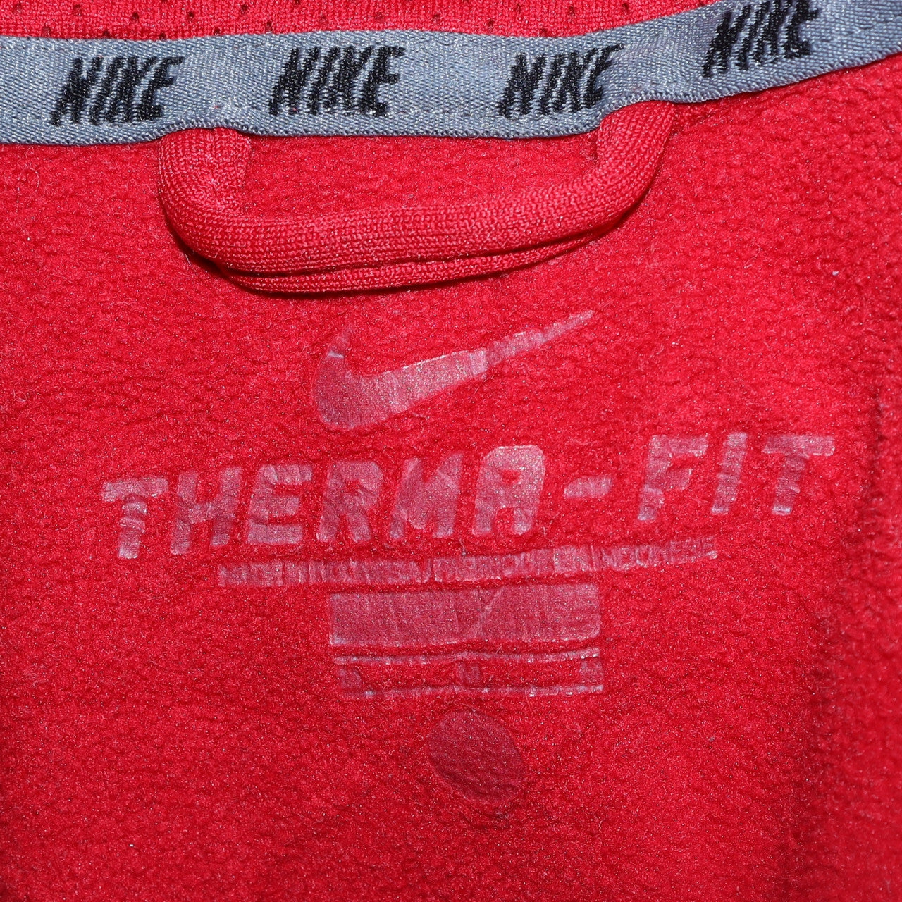 Nike Men's Red Therma-Fit Full Zip Hoodie Size M