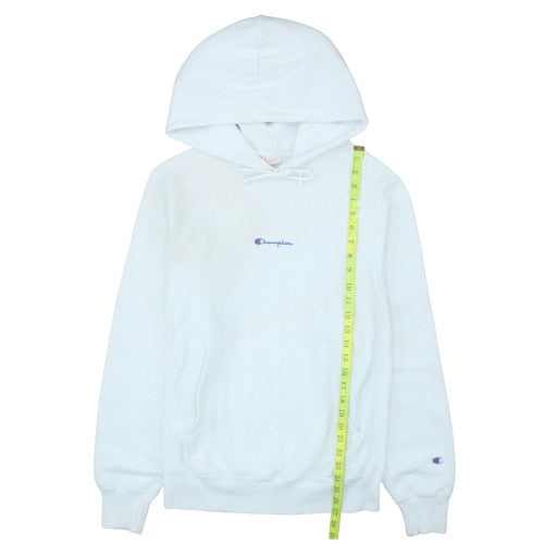 Champion Men's White Small Pullover Hoodie Sweatshirt