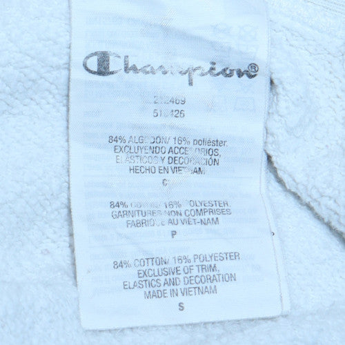 Champion Men's White Small Pullover Hoodie Sweatshirt