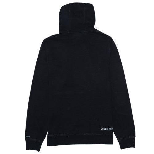 Under Armour Men's Black Pullover Hoodie Size M Fleece Logo