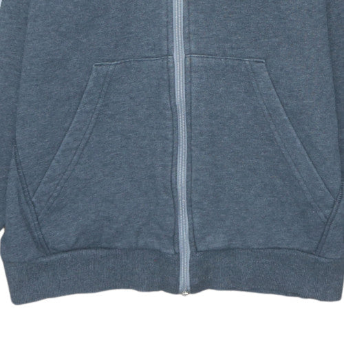 Adidas Boys Grey Full Zip Hoodie 152cm Fleece Sports Sweatshirt