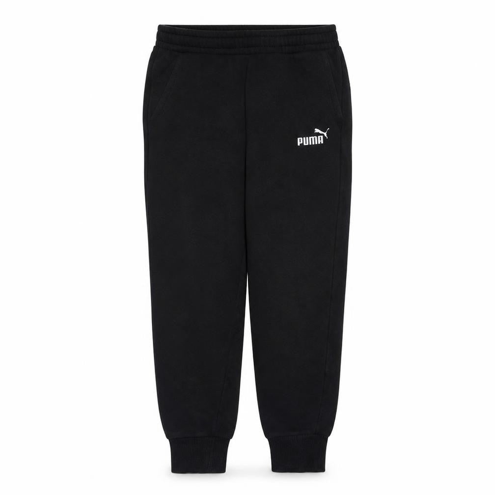 Puma Womens Black Jogger Trousers Size M Fleece Elastic Waist
