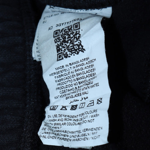 Puma Womens Black Jogger Trousers Size M Fleece Elastic Waist