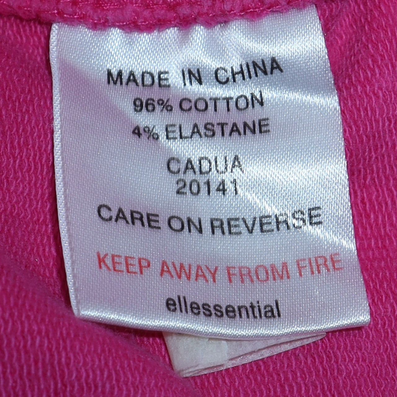 Ellessential Women's Pink Track Jacket Size 14 Full Zip Activewear
