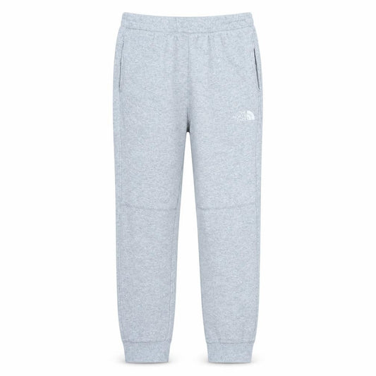 The North Face Boys Grey Jogger Sweatpants L Fleece Cotton Blend