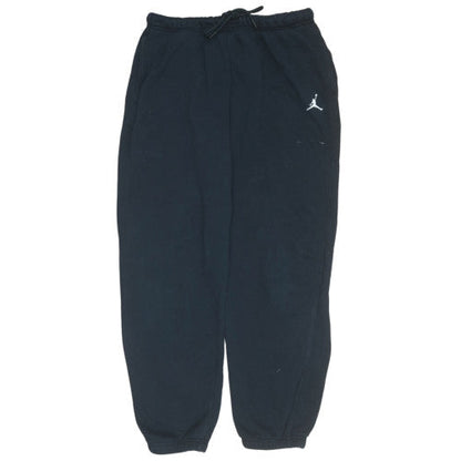 Additional front view of Jordan Men's Black Fleece Sweatpants Medium Elastic Waist