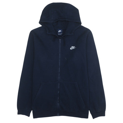Nike Men’s Blue Full Zip Hoodie XL Fleece Sports Sweatshirt
