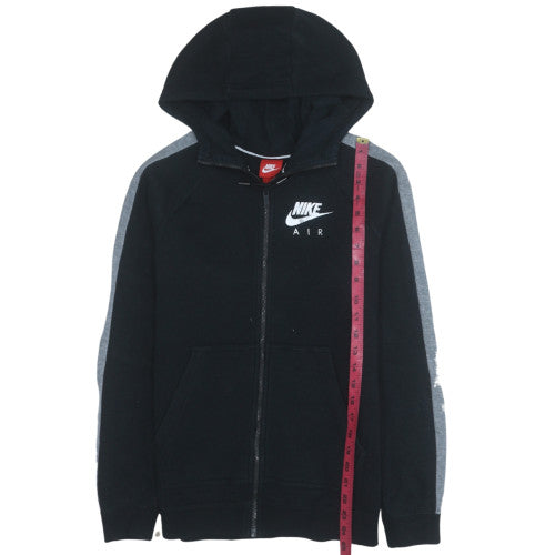Nike Mens Black Full Zip Hoodie M Sports Fleece Sweatshirt