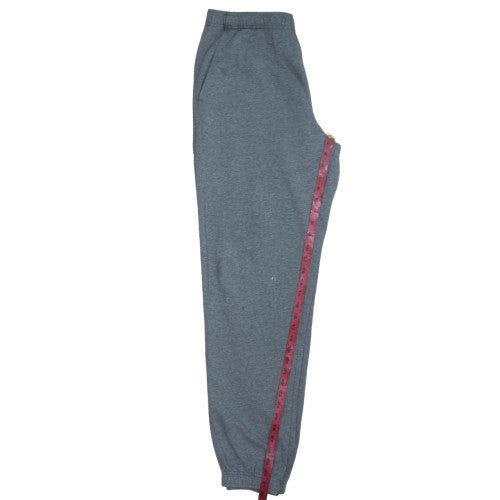 Puma Men’s Grey Jogger Trousers L Regular Fit Fleece Activewear