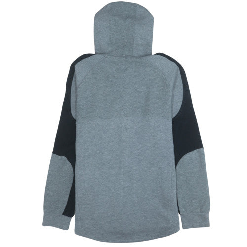 Puma Men's Grey Full Zip Hoodie L Lightweight Sportswear