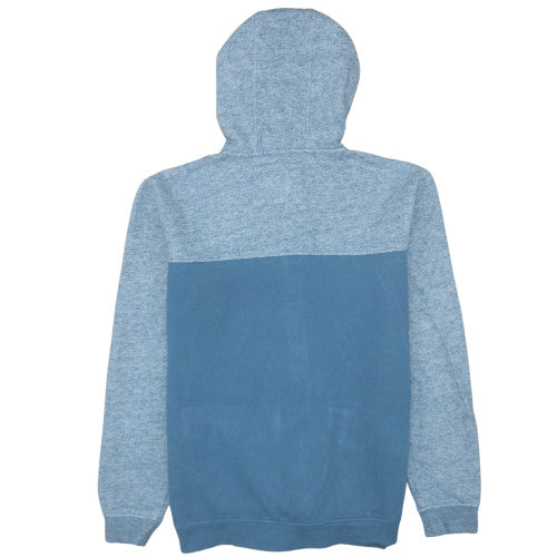 Quiksilver Men's Blue L Full Zip Fleece Hoodie