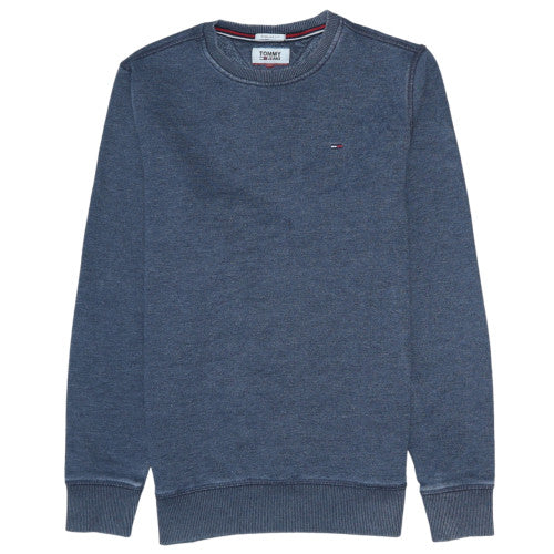 Tommy Jeans Men's Blue Crew Neck Pullover Sweatshirt Size S