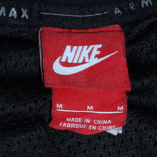 Nike Air Max Men's Black Short Sleeve Pullover Hoodie Size M