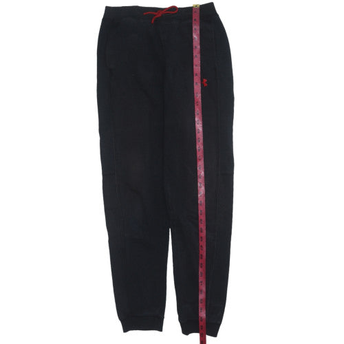 Under Armour Boys Black Jogger Trousers L Fleece Warm Activewear Pants
