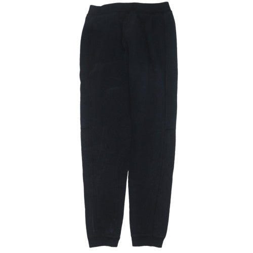 Under Armour Boys Black Jogger Trousers L Fleece Warm Activewear Pants