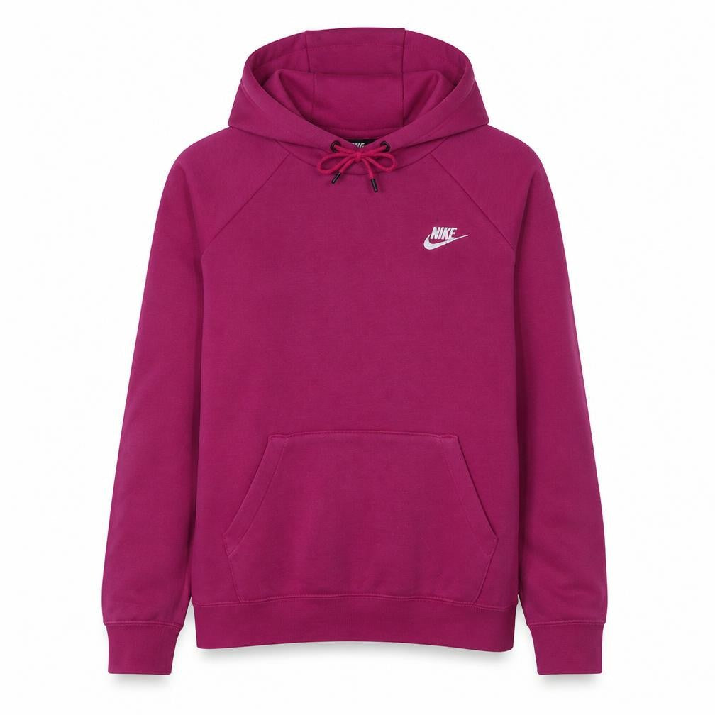 Nike Women's Pink Pullover Hoodie Small Cotton Blend Sportswear