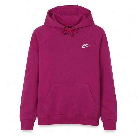 Nike Women's Pink Pullover Hoodie Small Cotton Blend Sportswear