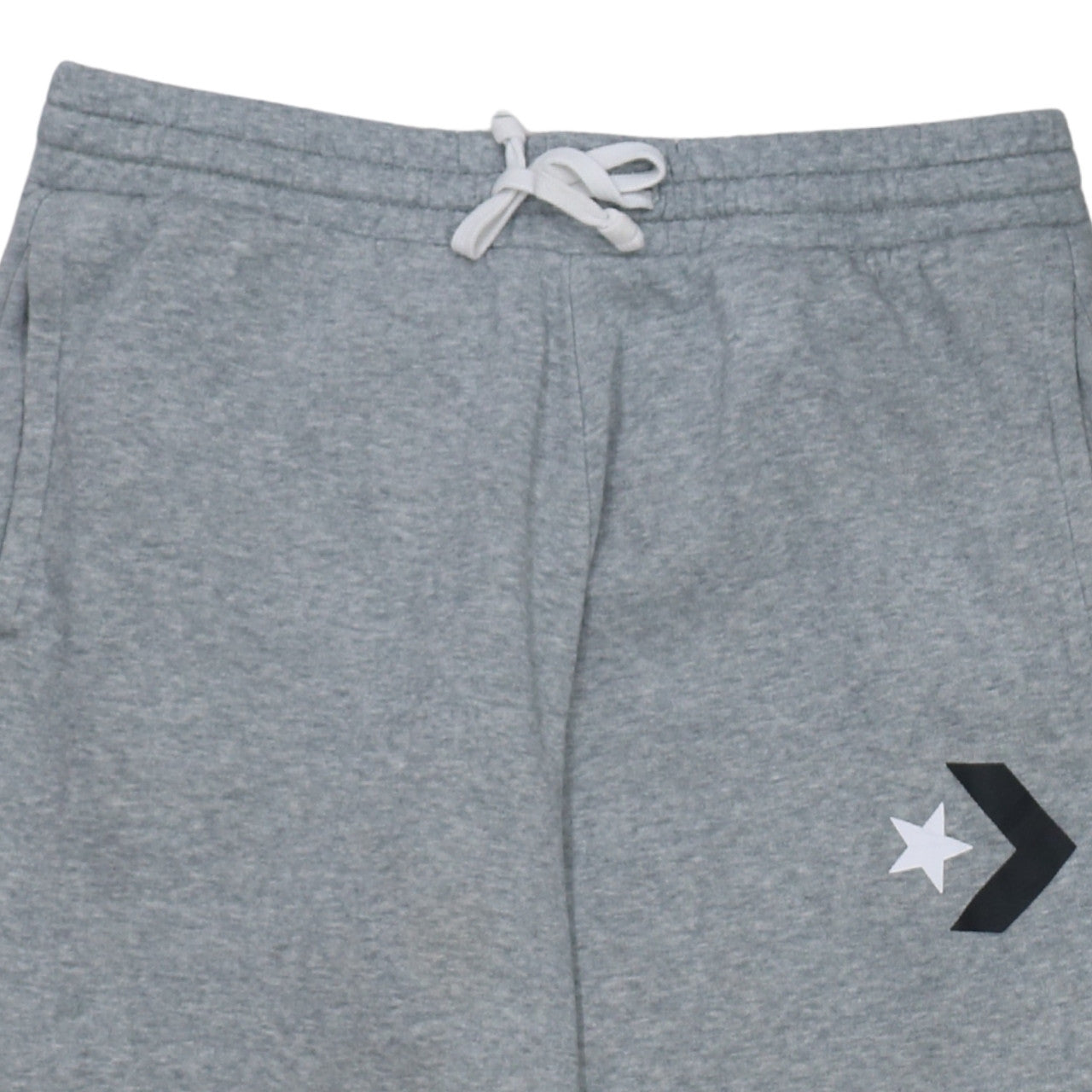 Converse Mens Grey Jogger Sweatpants L Regular Fit Fleece Activewear