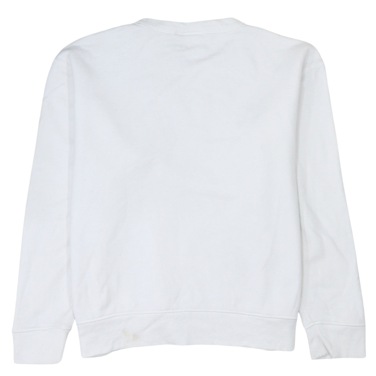 adidas Men's White Crew Neck Pullover Sweatshirt Size M Sportswear