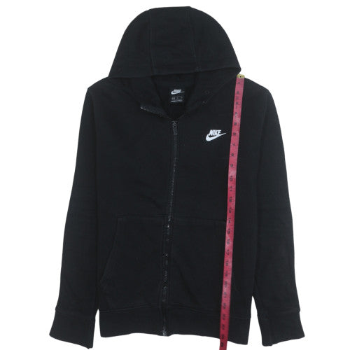 Nike Men's Black XS Full Zip Hoodie with Logo