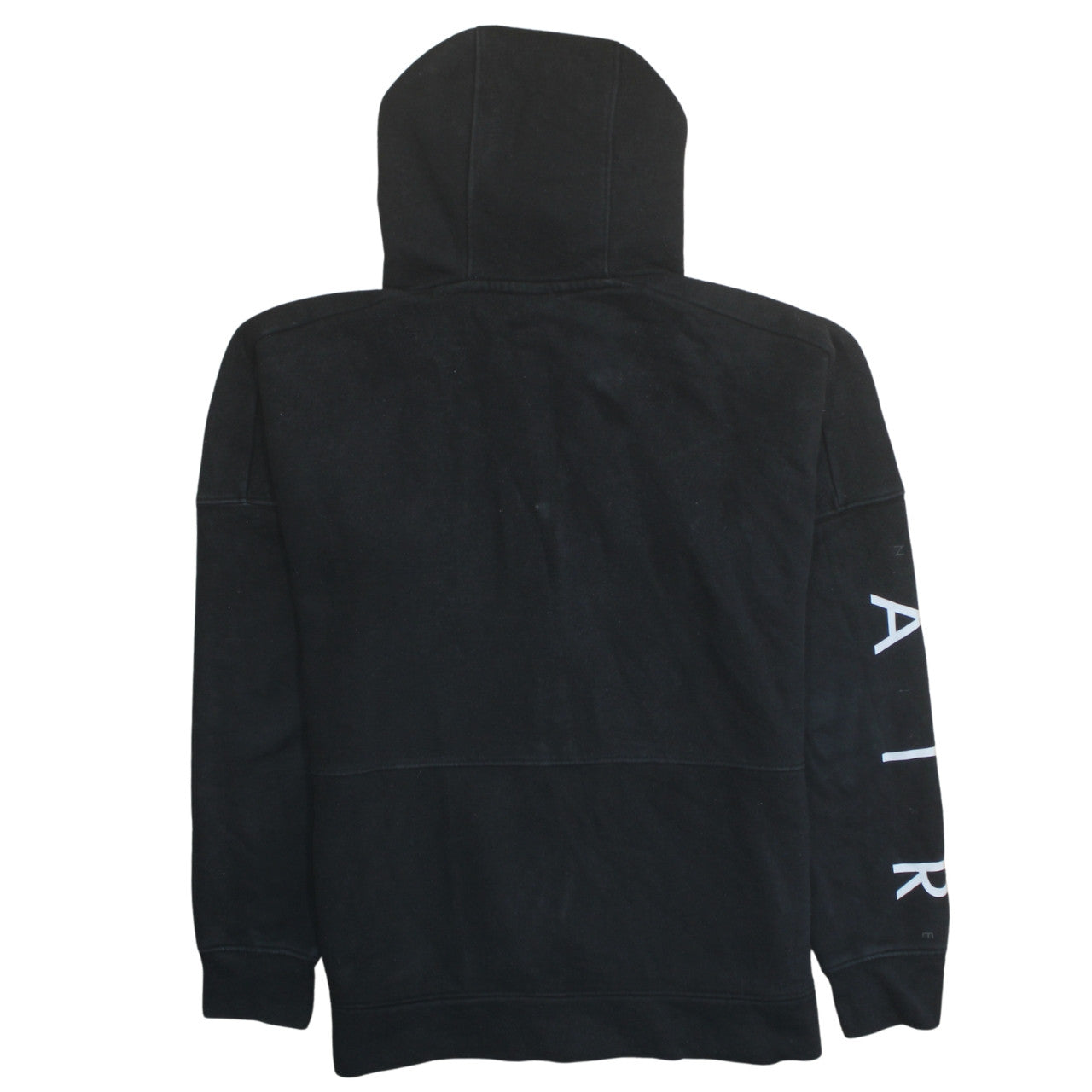 Nike Men's Black XL Full Zip Air Hoodie Fleece Sweatshirt