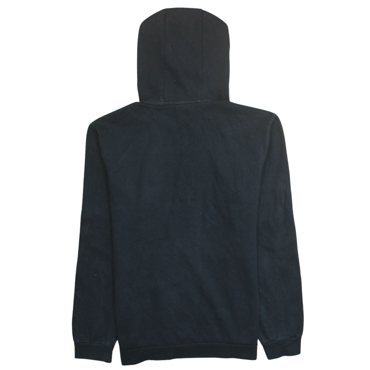 Adidas Men Black Pullover Hoodie Medium Fleece Logo Sportswear