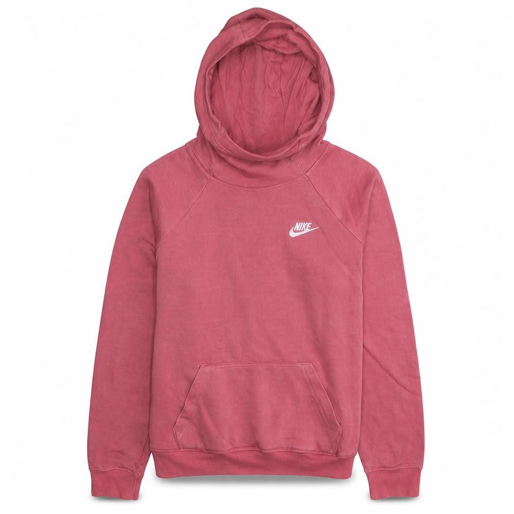 Nike Womens Pink Pullover Hoodie Sweatshirt Size M Cotton Blend