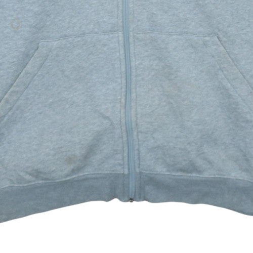 Puma Mens Grey XL Full Zip Fleece Hoodie with Logo