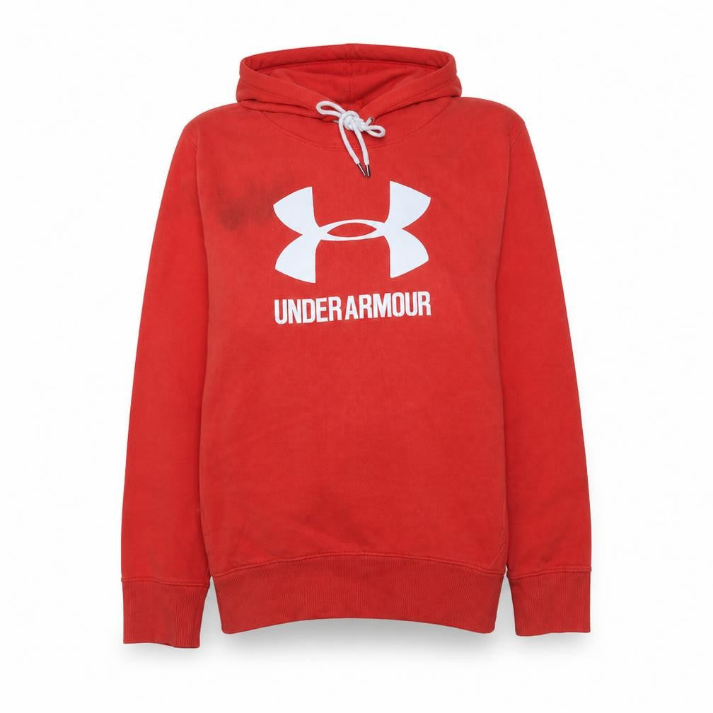 Under Armour Mens Red XL Pullover Hoodie Sports Fleece
