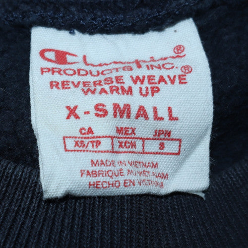 Champion Men's Black XS Crew Neck Reverse Weave Sweatshirt