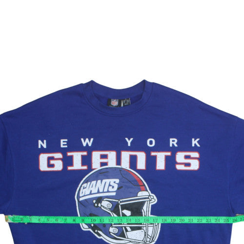 Primark NFL New York Giants Blue Women's M Sweatshirt Crew Neck Pullover