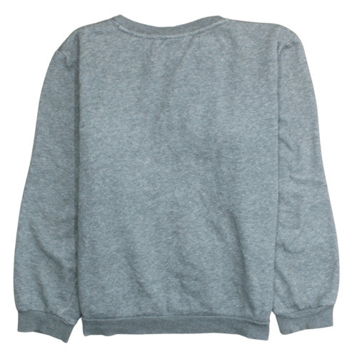 Puma Boys Grey Pullover Sweatshirt 15-16 Years Crew Neck Fleece Logo Top