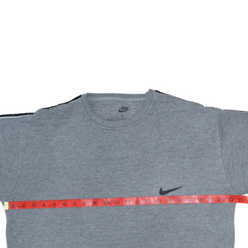 Nike Men's Grey Pullover Sweatshirt M Crew Neck Classic Fit