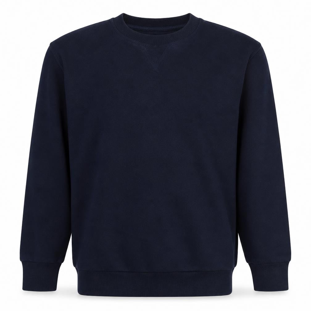 Tommy Hilfiger Boys Blue Crew Neck Pullover Logo Sweatshirt Size 164
