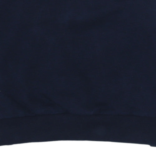 Tommy Hilfiger Boys Blue Crew Neck Pullover Logo Sweatshirt Size 164