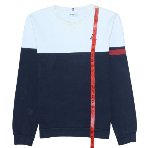 Le Coq Sportif Men's Blue Crew Neck Sweatshirt Size M Regular Fit