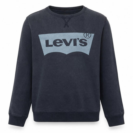 Levi's Boys Black Crew Neck Logo Pullover Sweatshirt 16 Years
