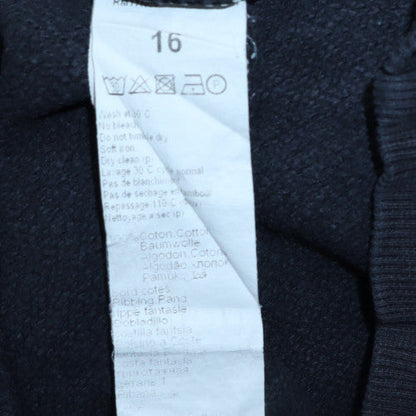 Additional view of Levi's boys’ black crew neck logo pullover sweatshirt 16 years