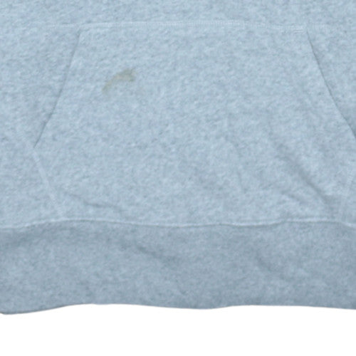 Levi's Men's Grey Small Pullover Hoodie with Logo Print