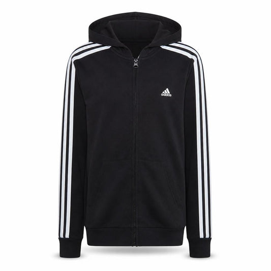 Adidas Womens Black Full Zip Hoodie Size 12-14 M Sportswear