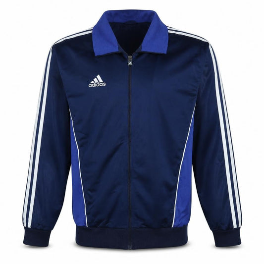 Adidas Men's Blue Track Jacket Size M Vintage 1999 Full Zip