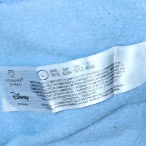 Disney Stitch Blue Pullover Hoodie L Women's Primark
