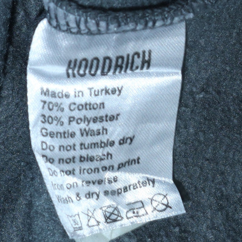 Hoodrich Men's Blue Colour Block Pullover Sweatshirt Medium