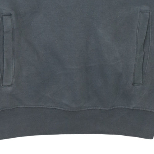 Hoodrich Men's Blue Colour Block Pullover Sweatshirt Medium
