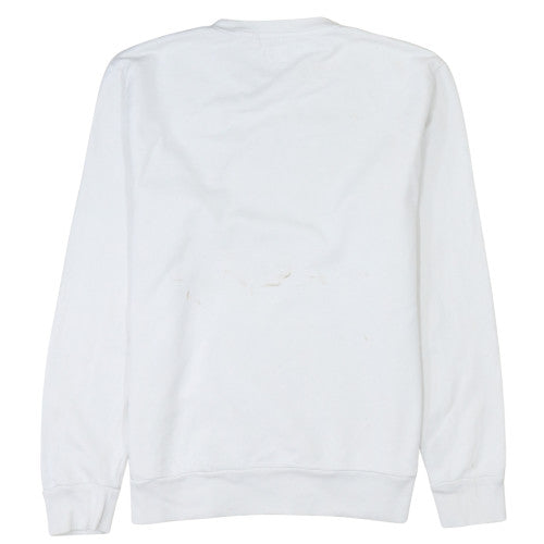 Levi's Men's White Graphic Logo Pullover Sweatshirt Size M