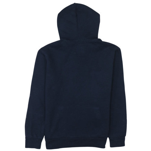 Hollister Men's Blue Pullover Hoodie XS Regular Fit Logo Fleece