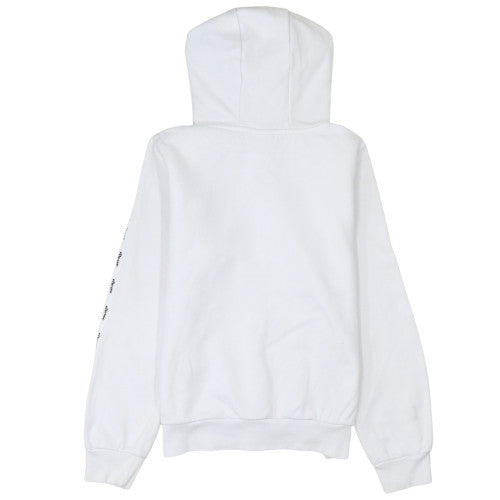Ellesse Girls White 13-14 Years Pullover Hoodie with Logo Graphic Print