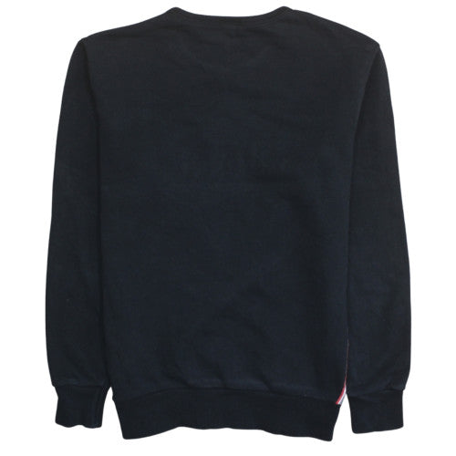Ellesse Men’s Black XS Pullover Sweatshirt Crew Neck Logo