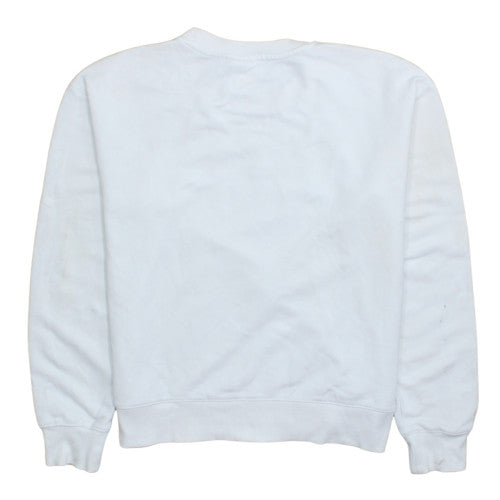 Champion Girls White Pastel Logo Crew Neck Sweatshirt 15-16 Years